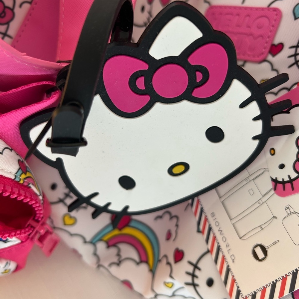 Hello Kitty Rainbow Bag Bundle - Pink and White - Picture 9 of 16